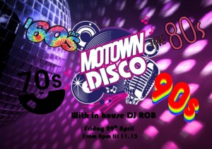60s 70s 80s 90s & motown disco with rob
