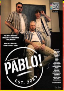 PABLO   ( 3 piece band , pop, rock,reggae,ska )