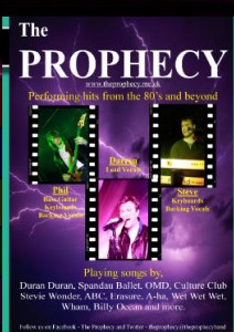 THE PROPHECY   5 piece classic rock band