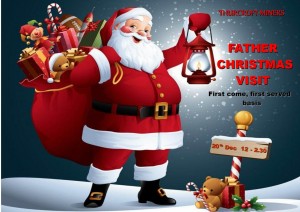 FATHER CHRISTMAS  (first come, first served)