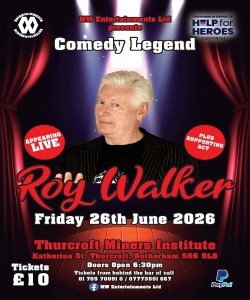 HELP FOR HEROES  hosted by Roy Walker & supporting act  (ticket event)
