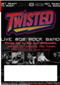 TWISTED     FIVE PIECE GIRL ROCK BAND